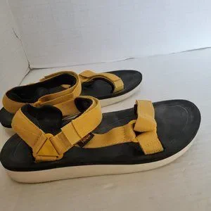Teva Shoes Teva Mustard Yellow Mens Adjustable Straps 15192